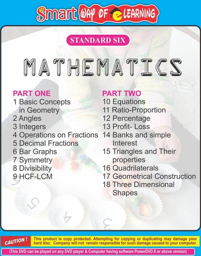 class six mathematics english medium